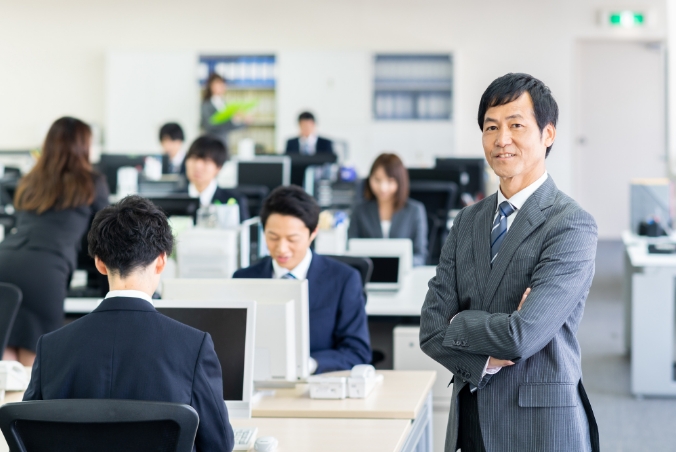 企業の管理職 チームリーダー